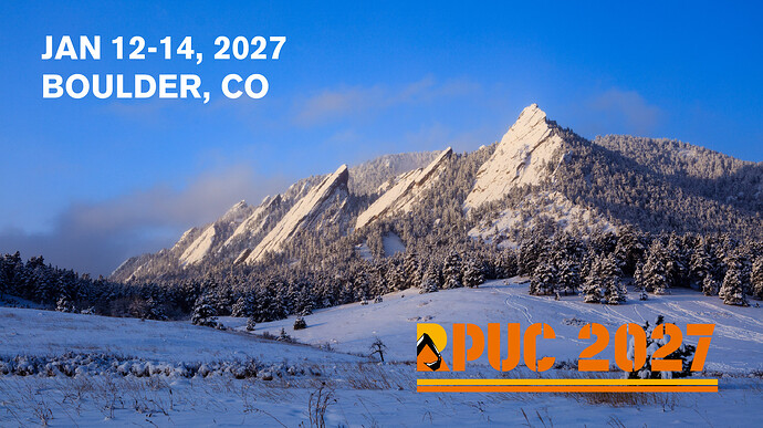 Power User Conference 2027 January 12-14, 2027 in Boulder, CO Image of Boulder Foothills