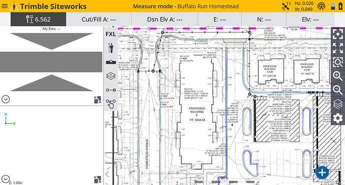 Siteworks - Plan View with BG Map