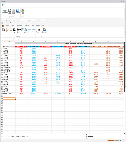 Smart Pane - Spreadsheet